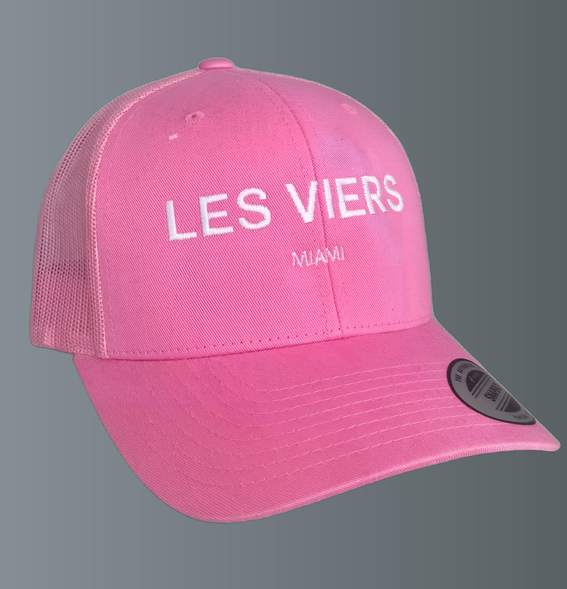 Pink baseball fashion cap