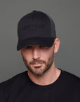 Baseball Cap Black Logo Embroidered