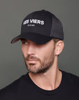 Baseball Cap White Logo Embroidered